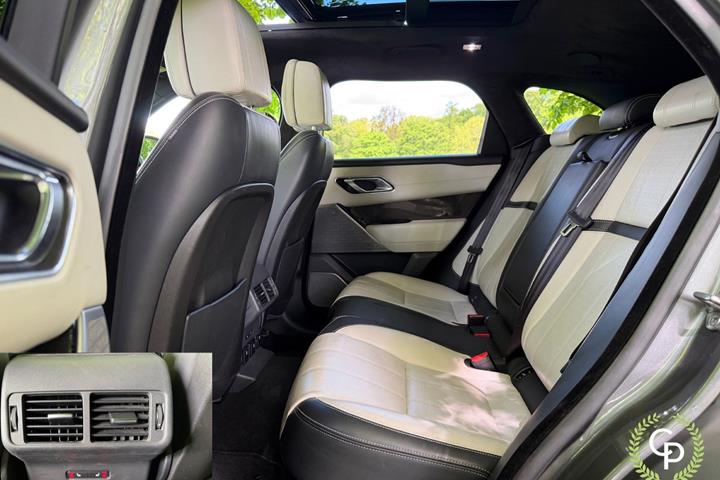 Grå Land Rover Range Rover Velar fra 2018