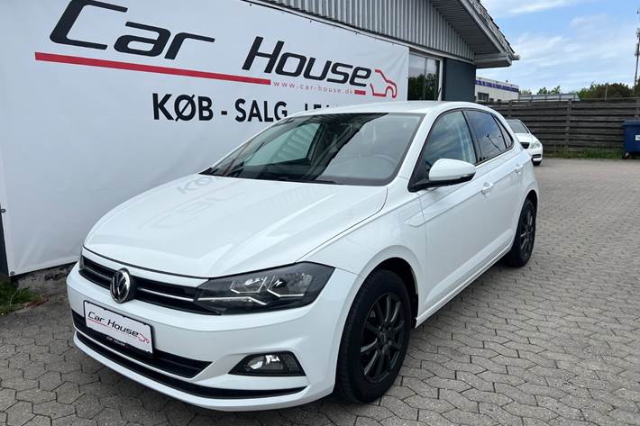 Hvid VW Polo fra 2018