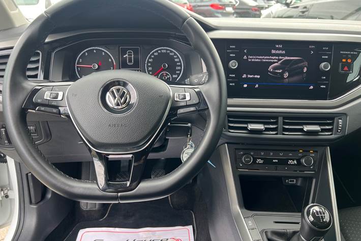 Hvid VW Polo fra 2018