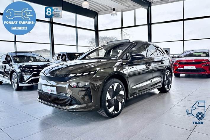 Sort Skoda Enyaq fra 2026