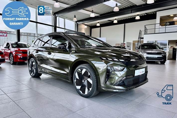 Sort Skoda Enyaq fra 2026