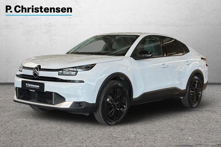 Hvid Citroën ë-C4 X fra 2024 set udefra