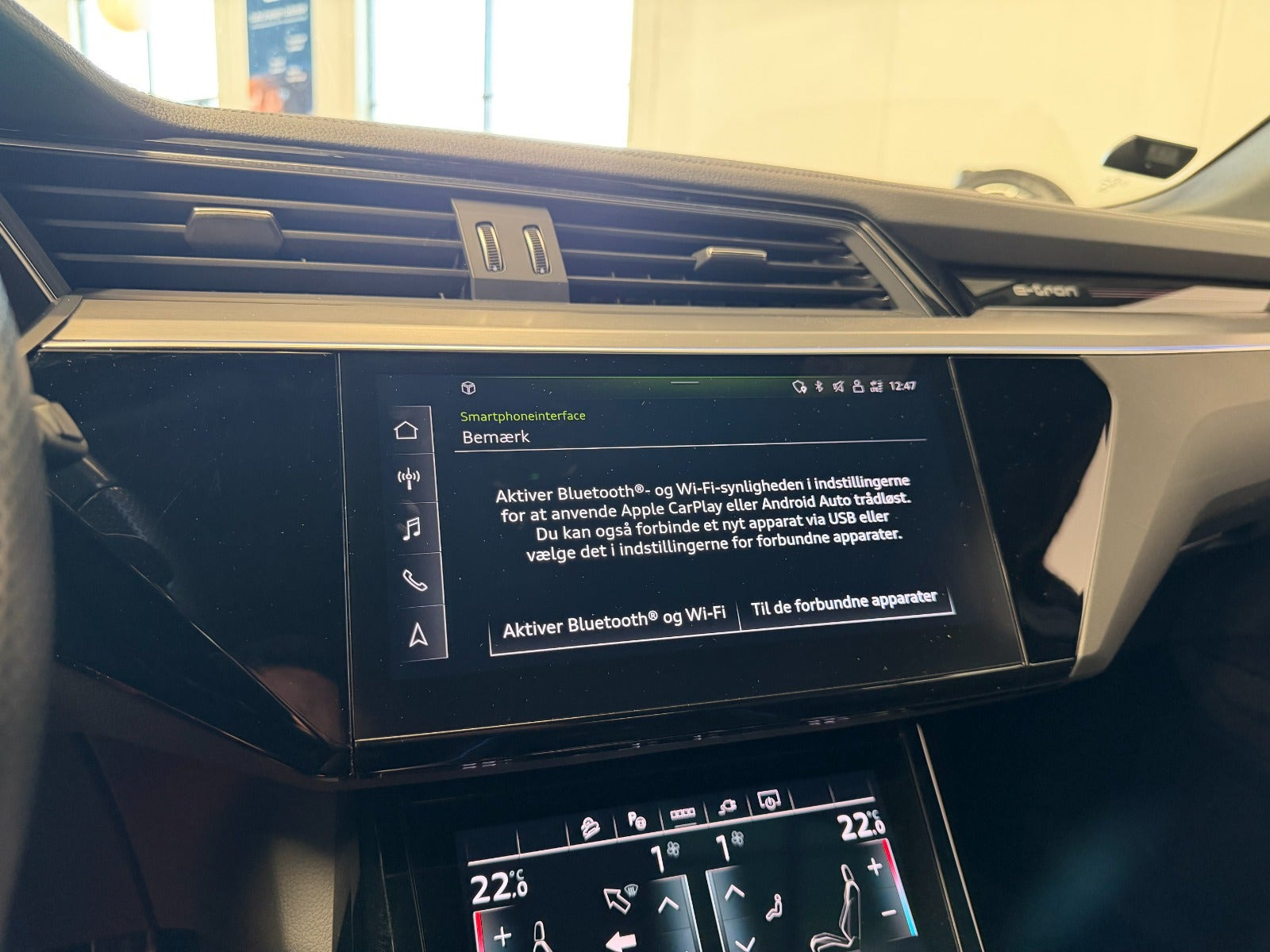 Sort Audi Q8 e-tron fra 2024