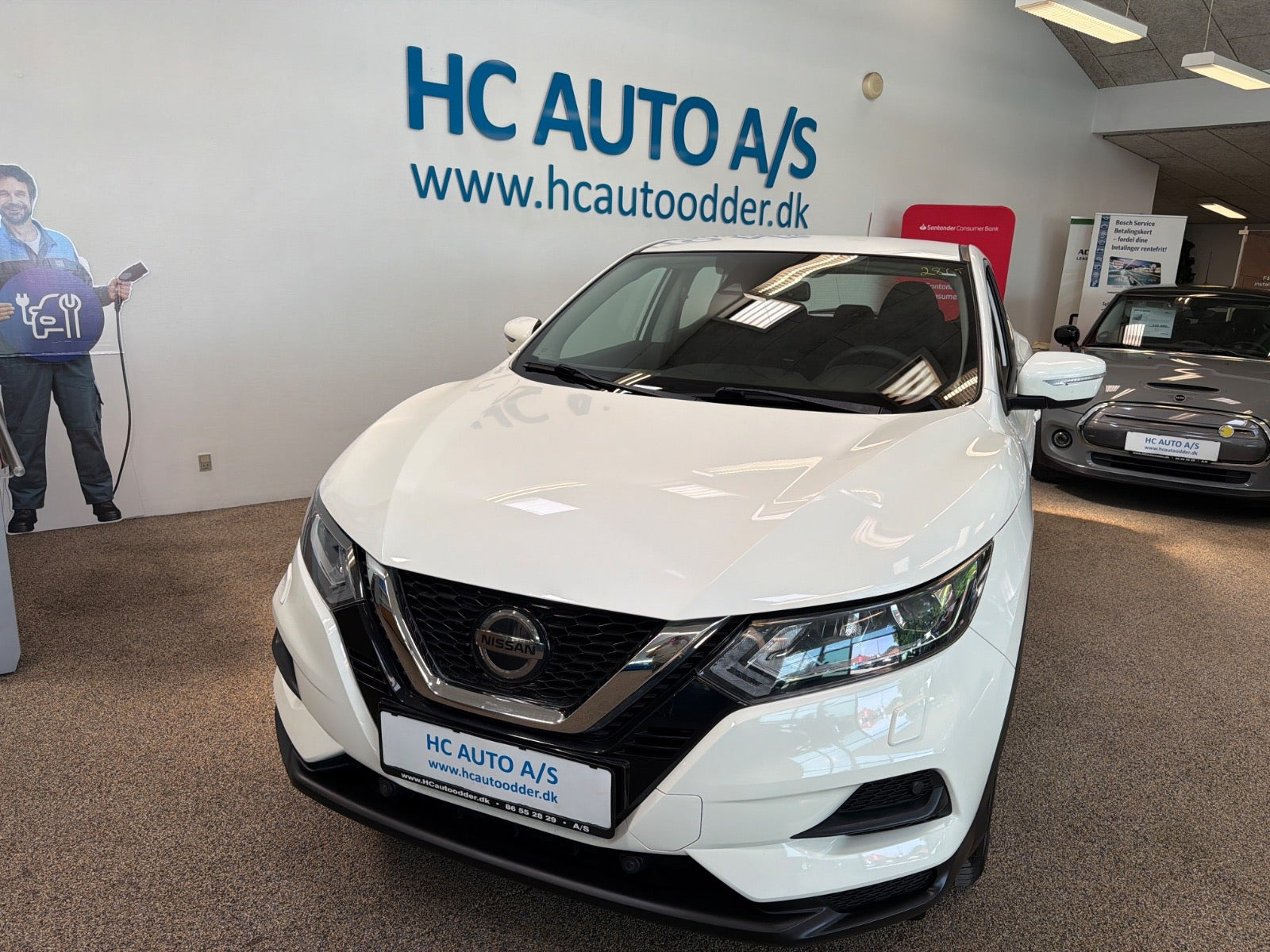Hvid Nissan Qashqai fra 2019