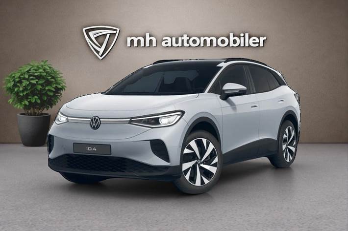 Sølv VW ID.4 fra 2025 set udefra