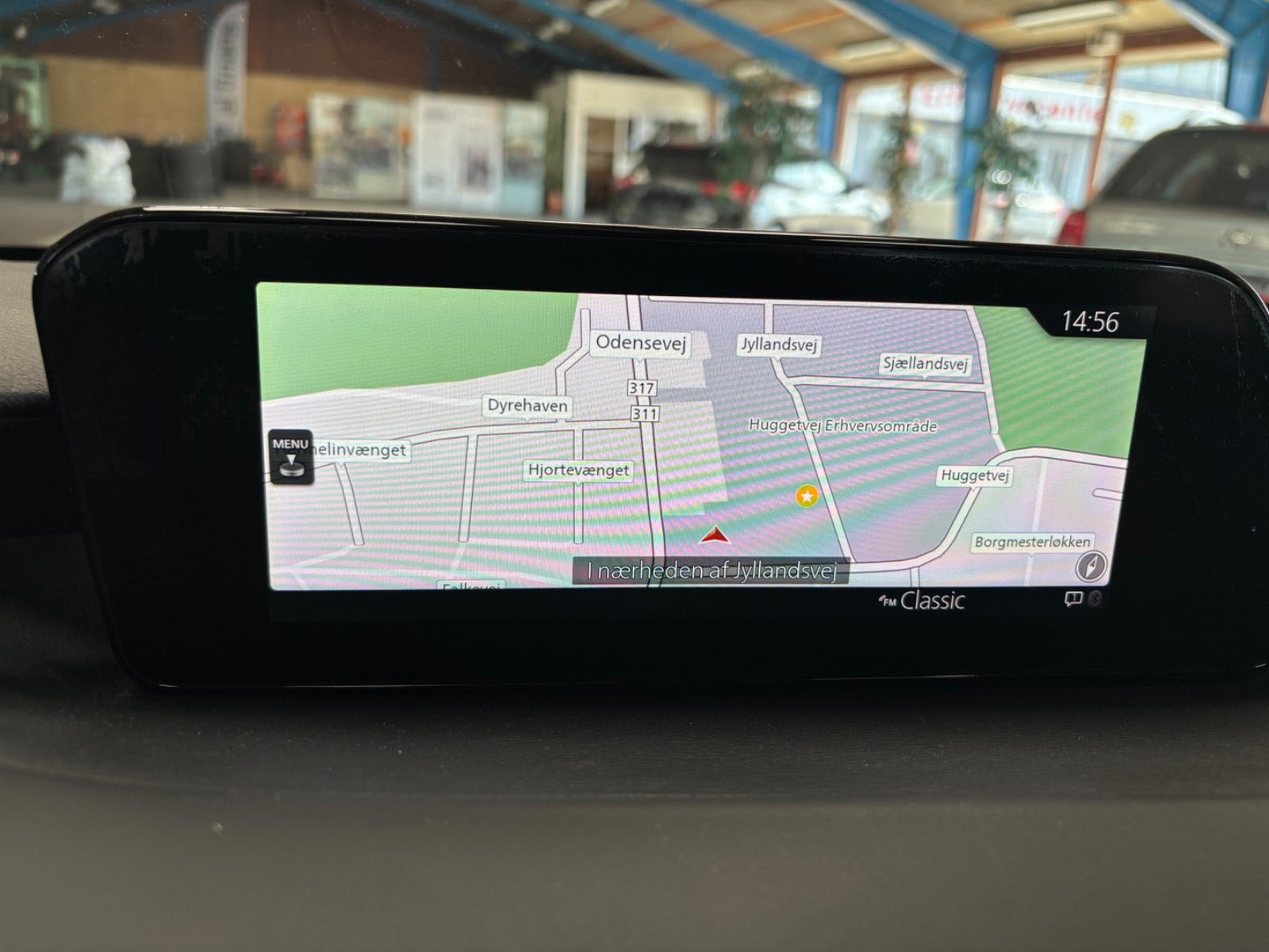 Grå Mazda 3 fra 2019