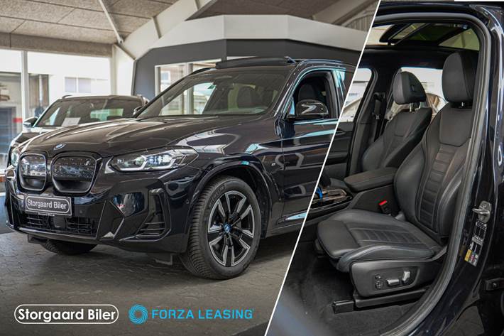 Sort BMW iX3 fra 2023