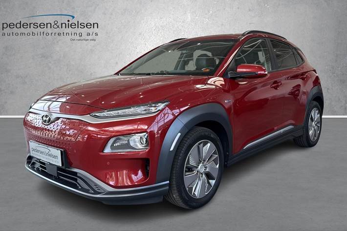 Rød Hyundai Kona fra 2020