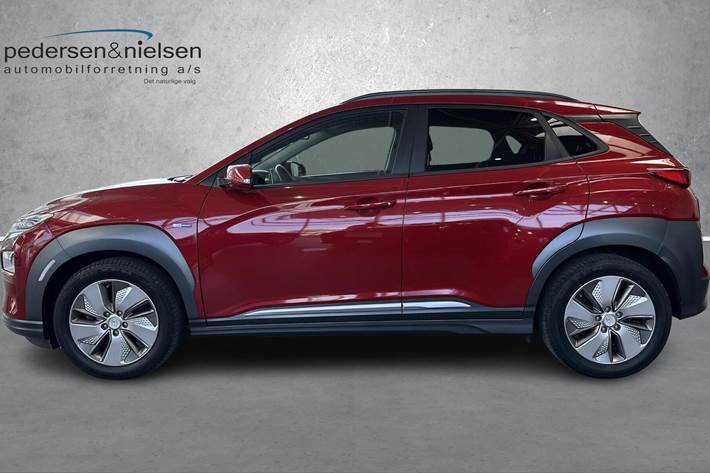 Rød Hyundai Kona fra 2020