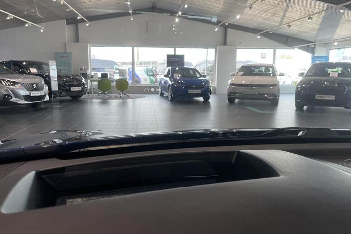 Blå Kia EV6 fra 2022