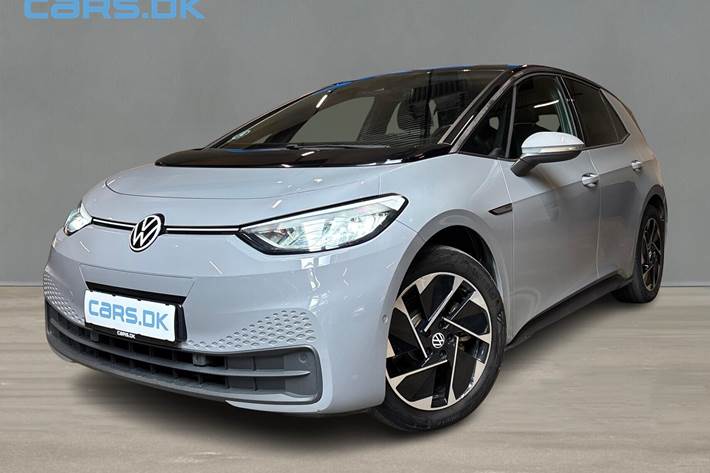 Grå VW ID.3 fra 2022 set udefra