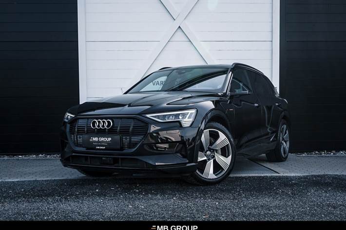 Gul Audi e-tron fra 2019