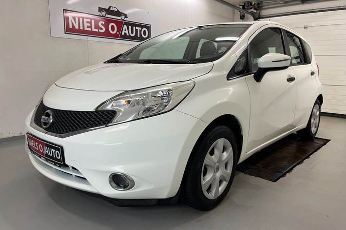 Hvid Nissan Note fra 2015