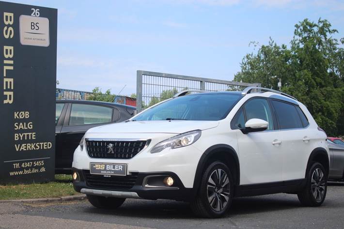Hvid Peugeot 2008 fra 2019
