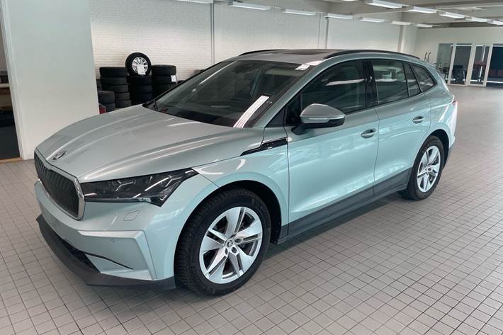 Grøn Skoda Enyaq fra 2022