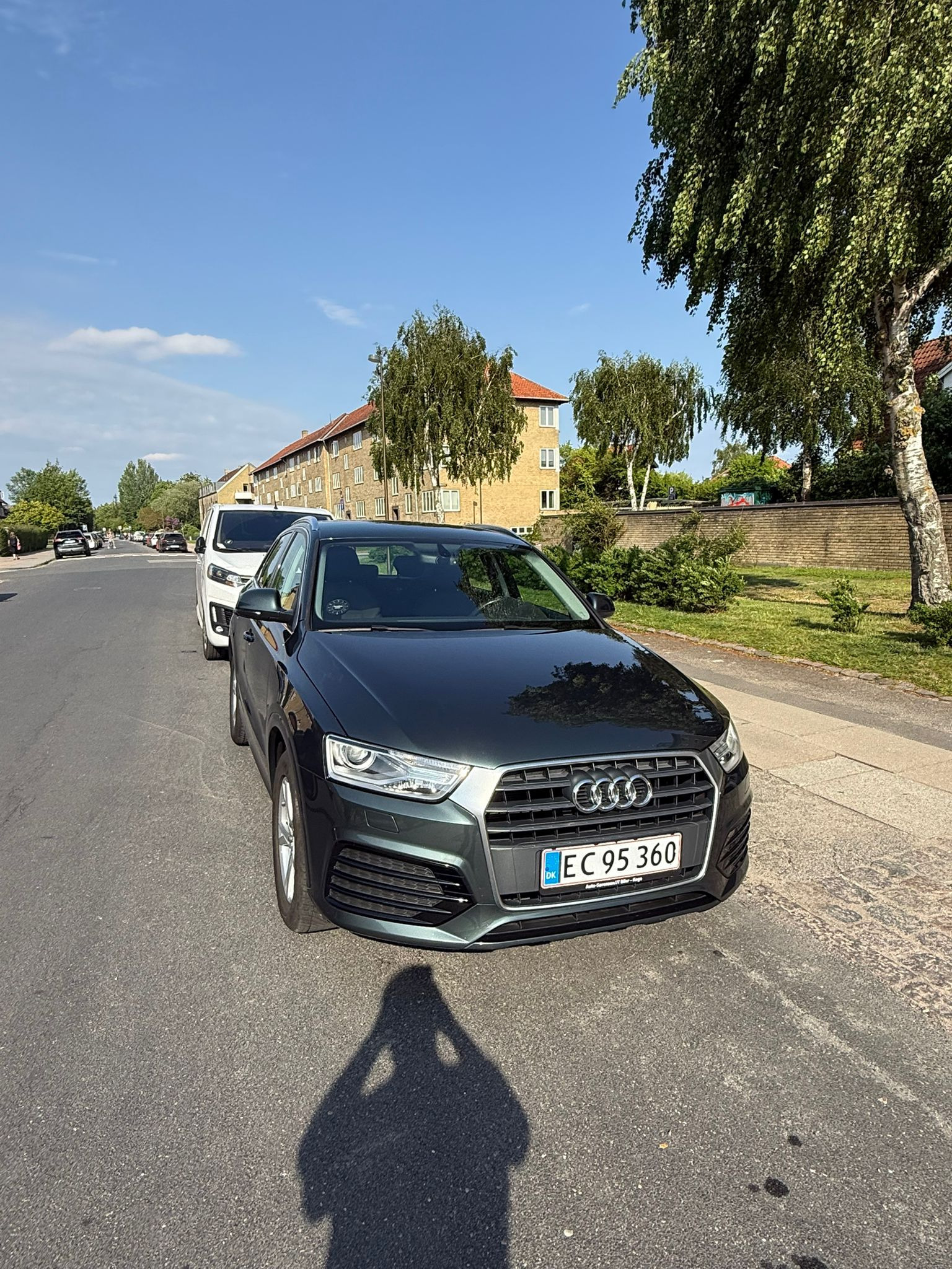 Grøn Audi Q3 fra 2018