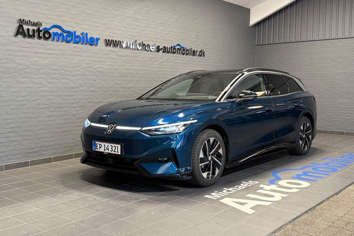 Blå VW ID.7 fra 2025