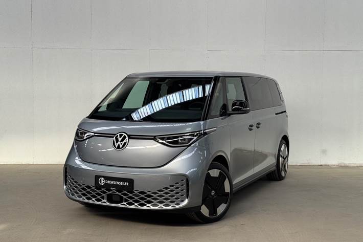 Grå VW ID.Buzz fra 2026 set udefra