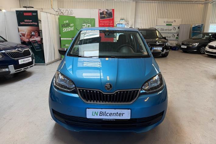 Blå Skoda Citigo fra 2019