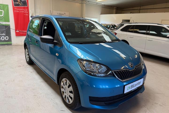 Blå Skoda Citigo fra 2019