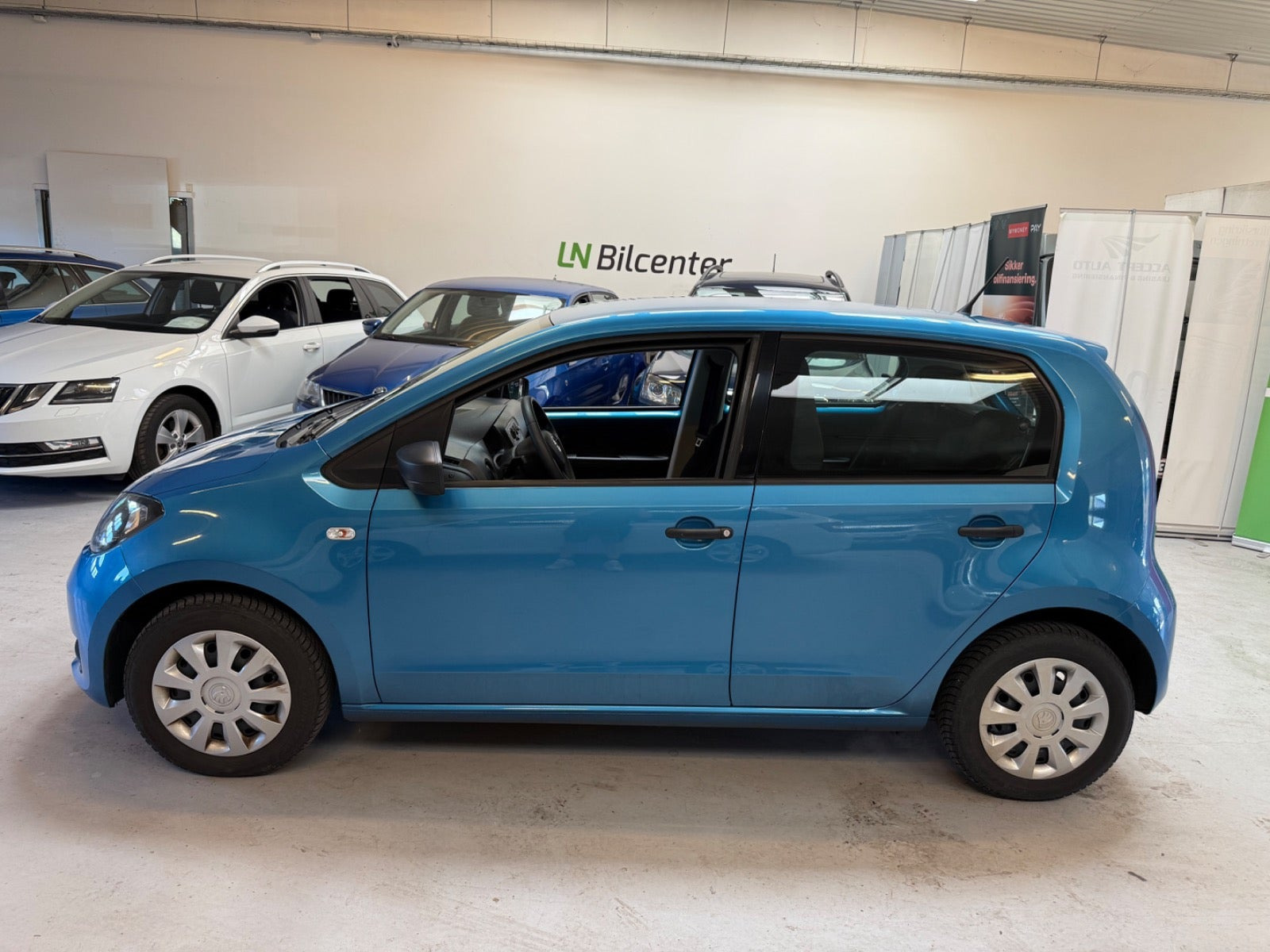 Blå Skoda Citigo fra 2019