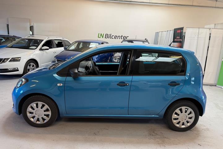 Blå Skoda Citigo fra 2019