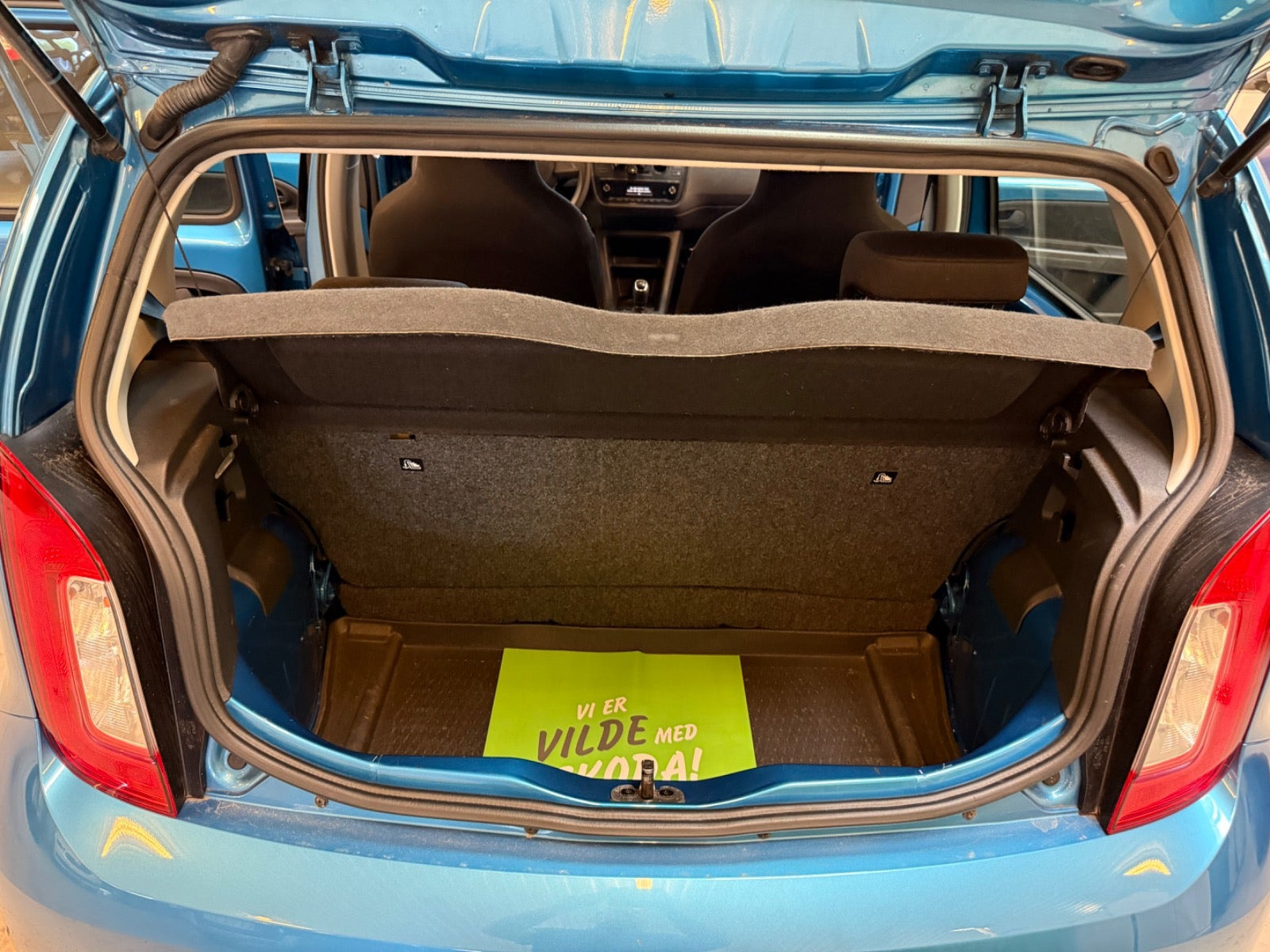Blå Skoda Citigo fra 2019