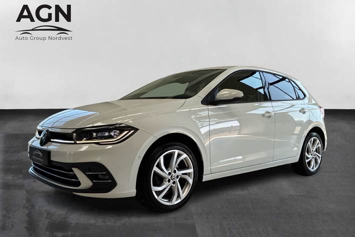 Hvid VW Polo fra 2023