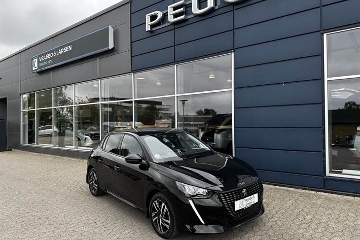 Sort Peugeot 208 fra 2021