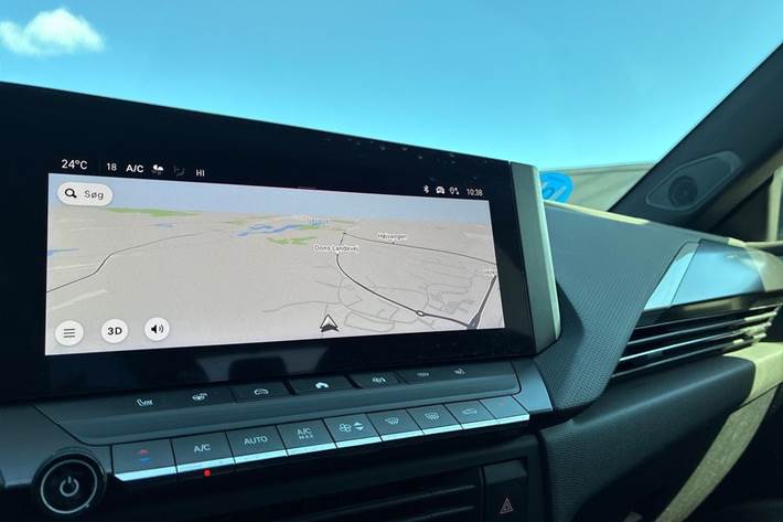 Rød Opel Astra-e fra 2024