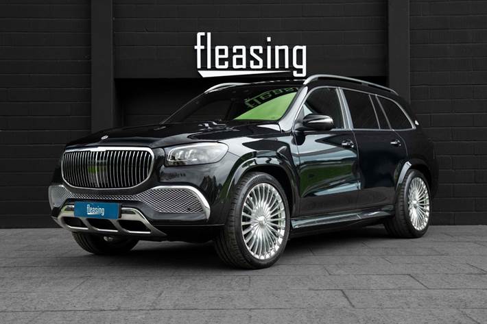 Sort Mercedes GLS600 fra 2022