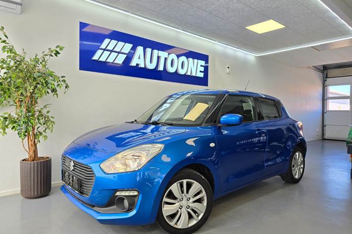 Blå Suzuki Swift fra 2020