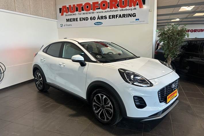 Hvid Ford Puma fra 2025
