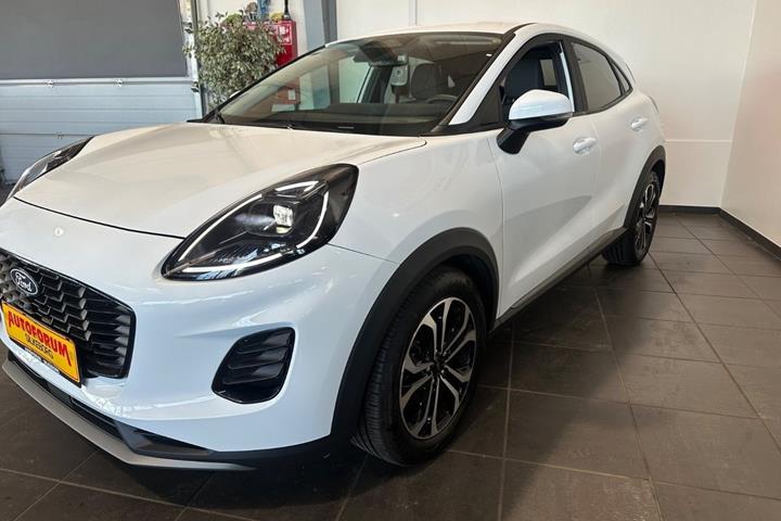 Hvid Ford Puma fra 2025