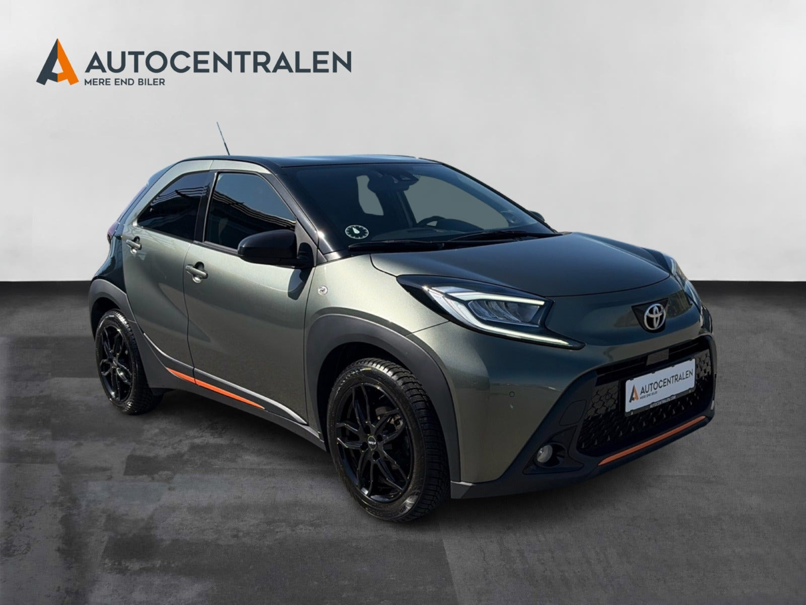 Grøn Toyota Aygo X fra 2022