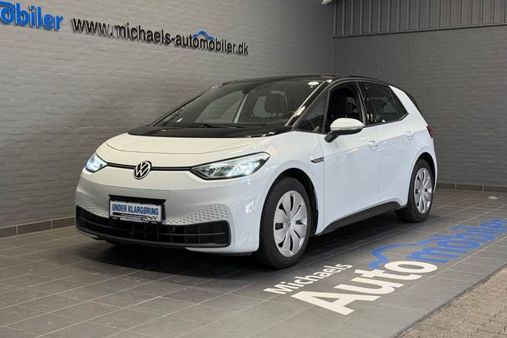 Hvid VW ID.3 fra 2021