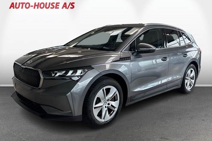 Grå Skoda Enyaq fra 2023