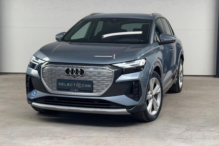 Blå Audi Q4 e-tron fra 2022