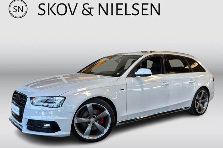 Hvid Audi A4 fra 2015