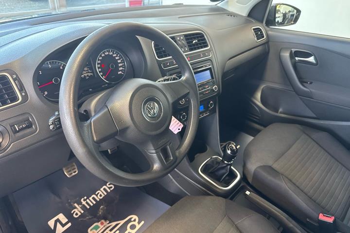Grå VW Polo fra 2010