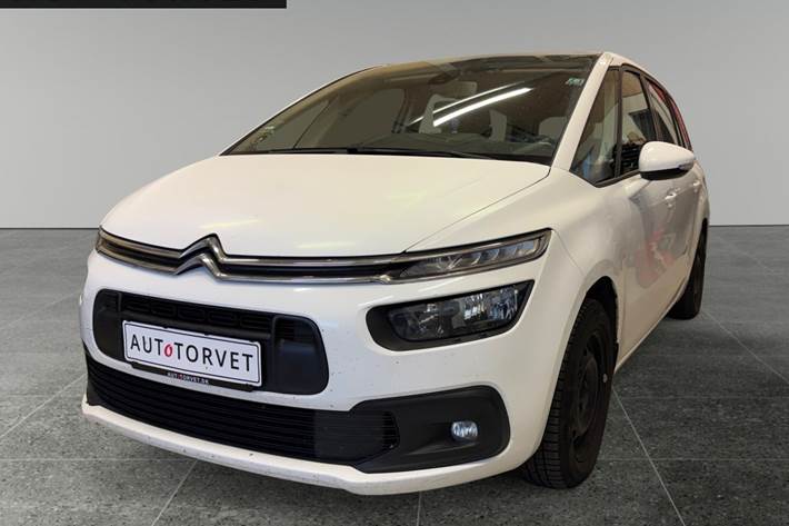 Hvid Citroën Grand C4 Picasso fra 2018 set udefra