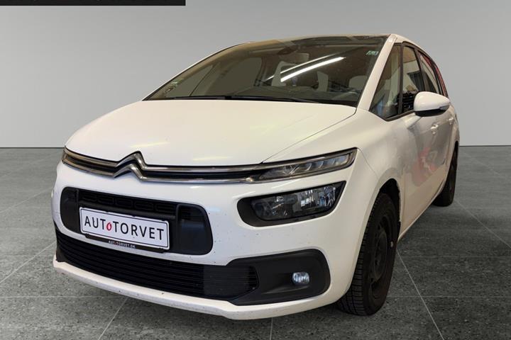 Hvid Citroën Grand C4 Picasso fra 2018 set udefra