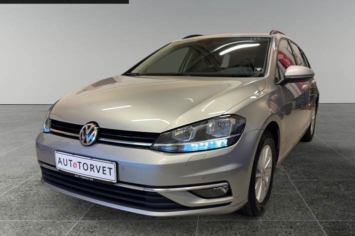 Orange VW Golf VII fra 2017