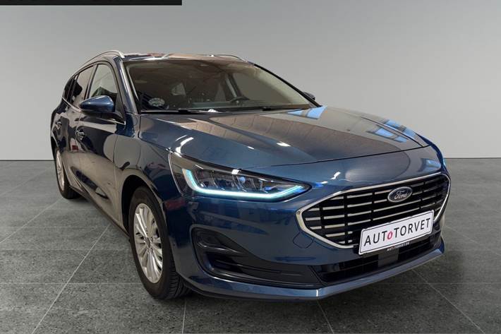Blå Ford Focus fra 2022