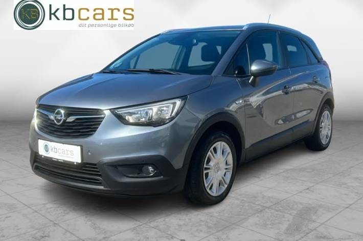 Grå Opel Crossland X fra 2018