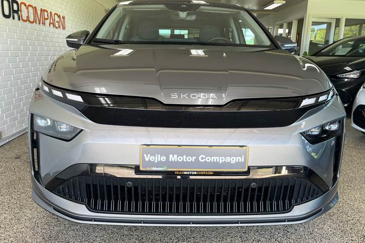 Grå Skoda Enyaq fra 2026
