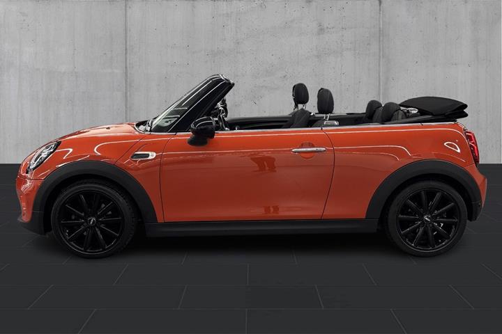 Orange Mini Cooper fra 2019