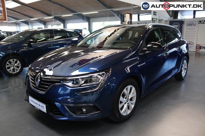 Blå Renault Megane IV fra 2019