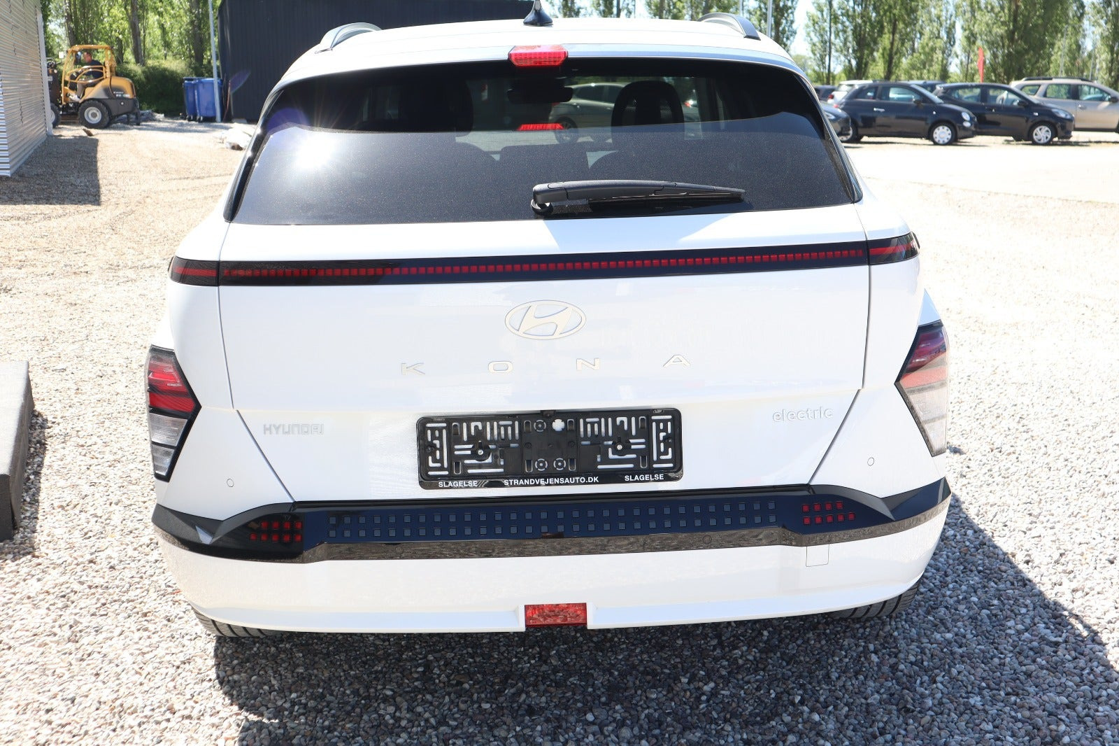 Hvid Hyundai Kona fra 2024