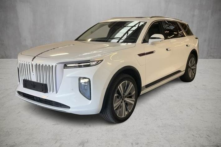 Hvid Hongqi E-HS9 fra 2024